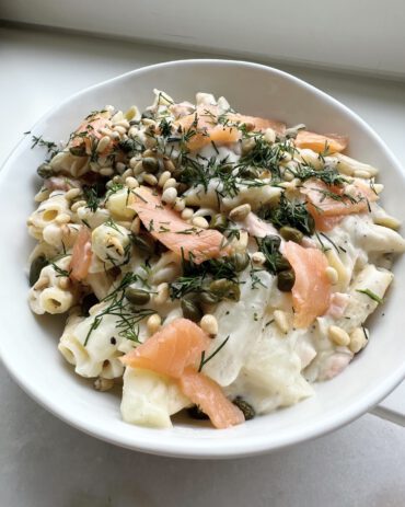 Creamy Pasta Met Zalm en Witte Asperges