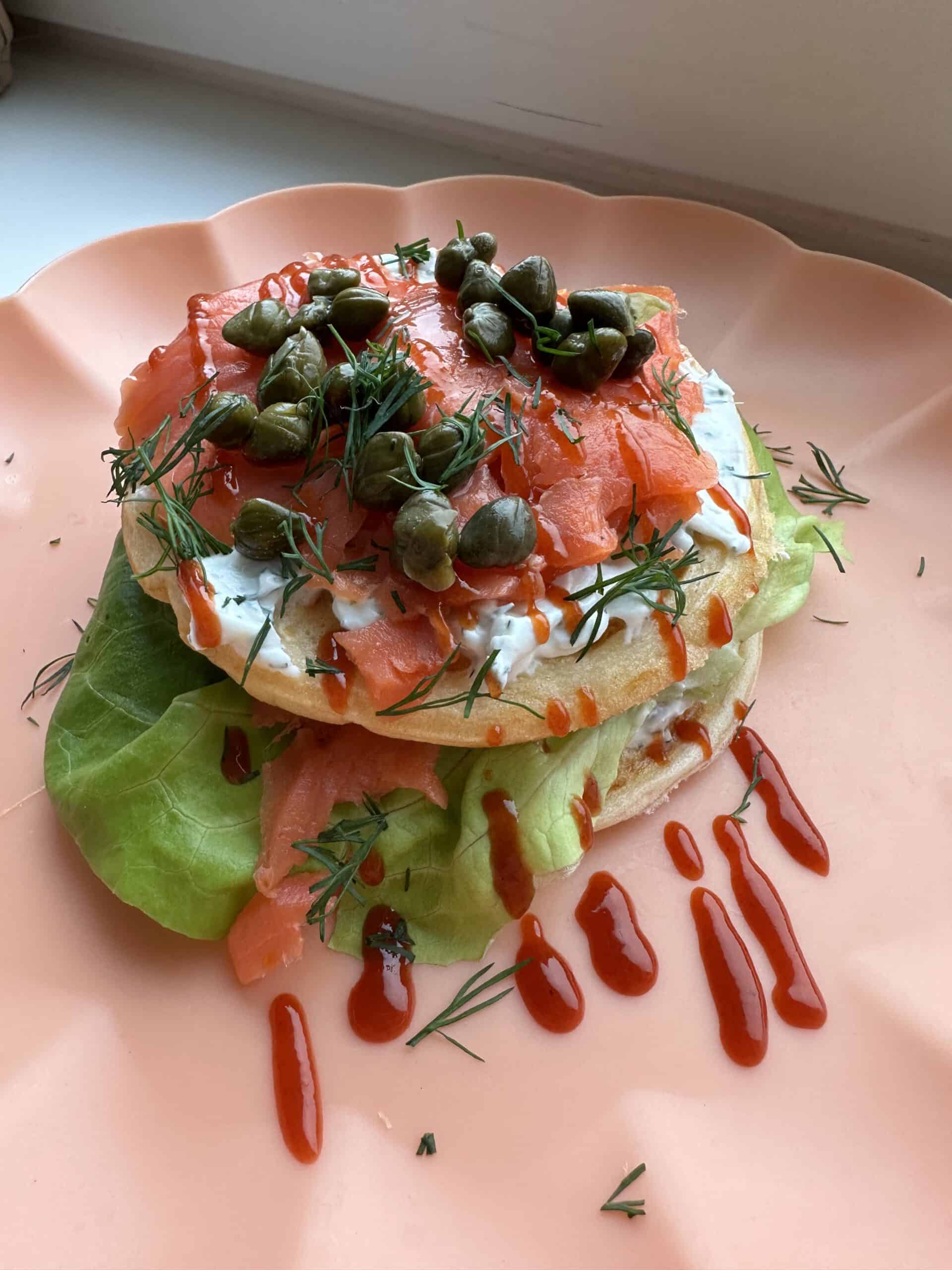 Spicy Zalm Wafel