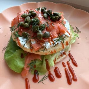 Spicy Zalm Wafel