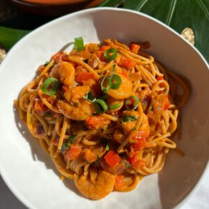 Spicy Garnalen Pasta