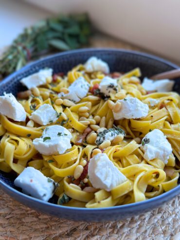 Pasta met Geitenkaas en Honing - Pasta - Recepten - Melissa Aarssée