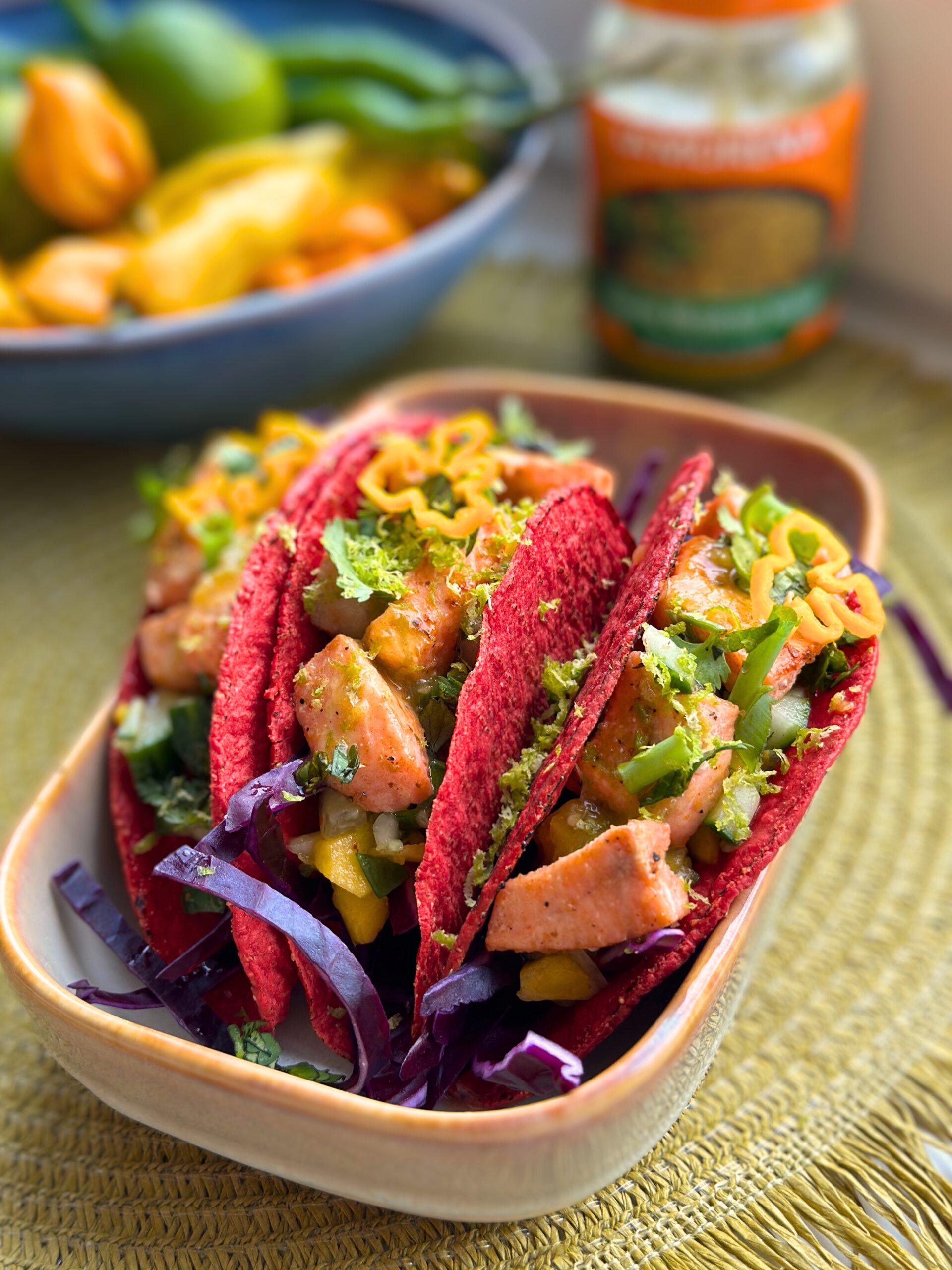 Spicy Zalm Taco's met Mango Salsa recept